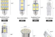 42 Pcs LED Interior Light Kit Car LED Lights Interior Lights 6000K 12V T10 168 2825 W5W 921 Kit For Car Vehicle Map Dome Door Trunk License Plate Light Bulb