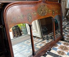 19th Century Polychromed Mirror