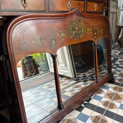 19th Century Polychromed Mirror