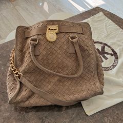 Designer Michael Kors swede handbag