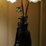 Vintage Tiffany Style Table Lamp Golf Bag Lamp Nightstand Stained Glass Bedside Lamp Image 6