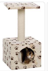 Mini cat scratcher tree