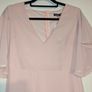 stunning Chiffon angel sleeve midi skater dress from Boohoo Image 3