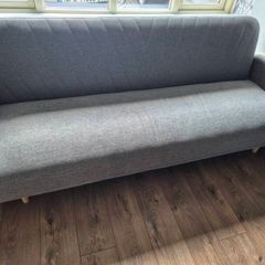 Grey Sofa Bed JYSK  Like New  Only 4 Months Old