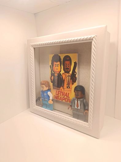 Lethal Weapon Jumbo Figure Shadow Box