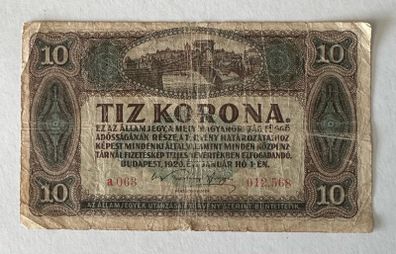 Hungary 10 Korona 1920 Banknote