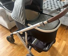 UPPAbaby Vista (2018) Complete Double Buggy Setup (Soft Grey / Gregory)