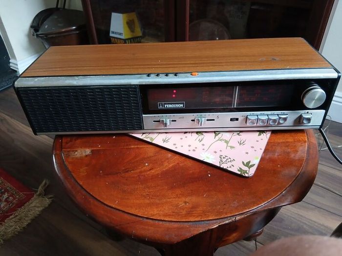 Vintage Ferguson Clock Radio