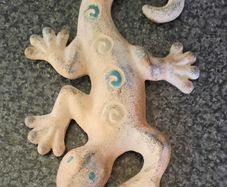 ceramic lizard