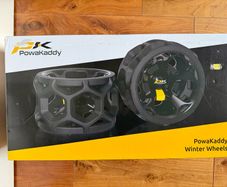 Powakaddy golf trolley winter wheels