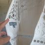 Lace crochet summer party dress very like self portrait white frills S 10 Image 5