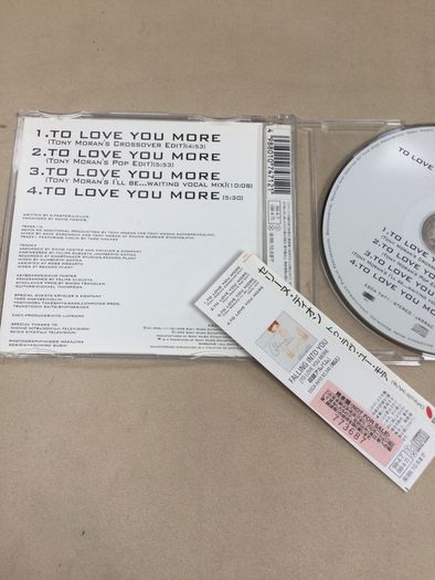 Celine Dion to love you more Japan dance mixes promo cd