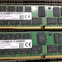 Micron 32gb Ram Rdimm Ddr4 Ecc Server 2400mhz Pc4-2400t  Price Per Memory  6 X 32 Gb