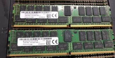 Micron 32gb Ram Rdimm Ddr4 Ecc Server 2400mhz Pc4-2400t  Price Per Memory  6 X 32 Gb