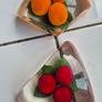 Paperweights x2 Vintage Midcentury Lucite fryit paperweights Image 5