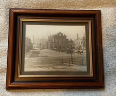 old photo Town Hall Newry Sepia print