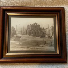 old photo Town Hall Newry Sepia print