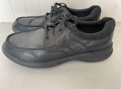 Mens shoes Clarks Donaway Edge Black Leather Lace Up UK Size 12 G EU 47