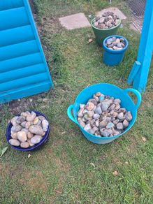Garden pebbles