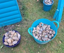 Garden pebbles