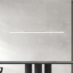 Minimalist modern Long LED pendant light
