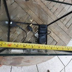 aquarium, filter pump,  and heater