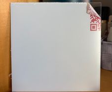 185mm clear perspex 3mm