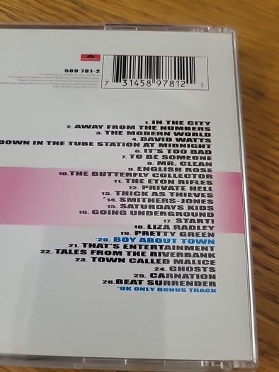 The sound of the Jam cd Autographed by Paul Weller