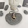 Charming Small Hematite Beads Chain Jewelry Black Tourmaline Elegant Pendant Necklace Image 3
