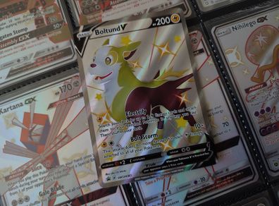 Boltund V ! Full Art ! Sword and Shiled Black Star Promo ! 2021 ! Pokemon Card !