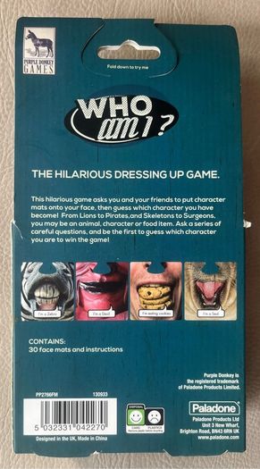Who am I - Card Game