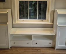 IKEA Hauga Cabinets x 2 and Media Cabinet