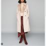 Reiss Long Wool Coat - Removable Faux Fur Collar - UK 10 BNWT RRP 475 Image 5