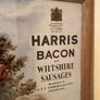 Large Harris Bacon Advertising Print Sign Image 2