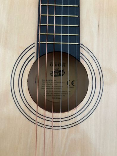 Gear4Music Hard Case and Rockstar Jnr. Classical Guitar