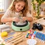 Mini Pottery Wheel for Kids and Beginners 30W Electric Pottery Making Kit Image 4