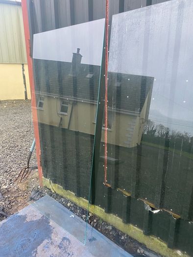 Glass top for table