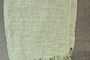 New cotton handwoven wide scarf/shawl