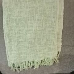 New cotton handwoven wide scarf/shawl