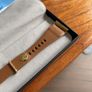 Whoop leather strap brown with golden clasp Size small Image 8