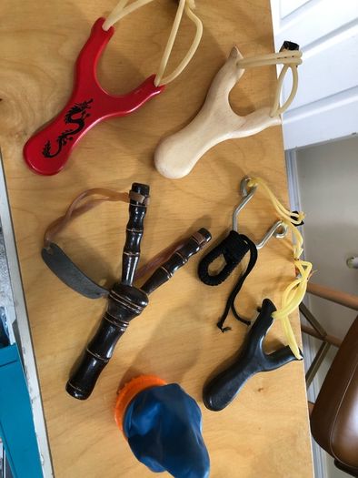 Target Practice Slingshots Wood and Plastic