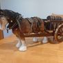 Vintage Shire Horse & Beer Dray Model Image 2