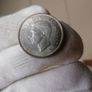 1945 UK Silver Two Shillings Coin Image 2