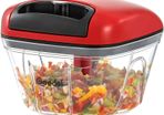 Manual Pull Food Chopper, Hand Pull String Onion Chopper Dicer for Kitchen, Easy Cleaning food Chopper for Vegetables, Fruits (500 ML)