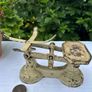 Vintage heavy cast iron counter balance scale Image 6