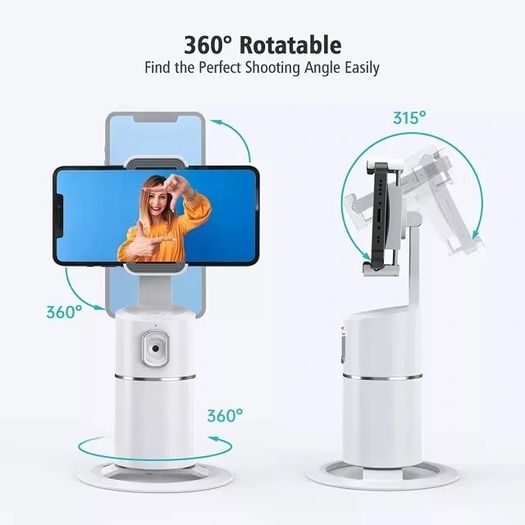 Face tracking phone holder