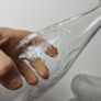 325 - Set of 3 Vintage Clear Glass Collectible Decorative L Rose and Co Bottles Image 3