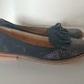 Black Glitter Tassel Loafers Size 6 Image 5