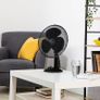 12" Inch, Lightweight, Portable Desk Fan, 3 Speed Settings, Wide-Angled Oscillation, Powerful Airflow, Quiet Operation, Perfect for Bedroom or Office (FREE SHIPPING) Image 6