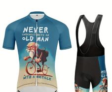 Funny Men's Cycling Jersey 2pcs Set